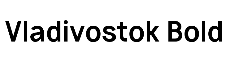 Vladivostok Bold  नि: शुल्क फ़ॉन्ट्स डाउनलोड