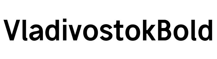 Vladivostok Bold  Скачать бесплатные шрифты