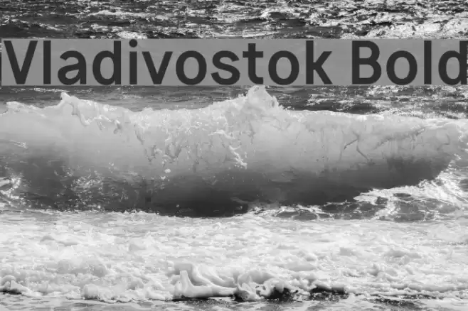 Vladivostok Bold Font examples