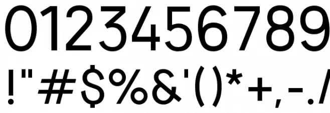 Vladivostok Regular Font OTHER CHARS