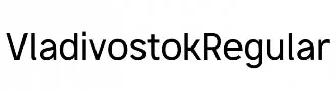 Vladivostok Regular  Frei Schriftart Herunterladen