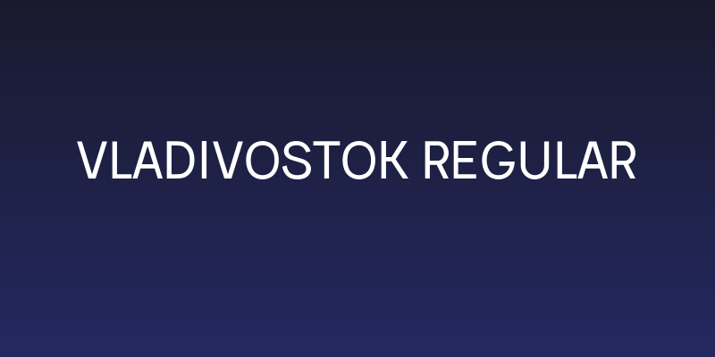 Vladivostok Regular Social Header