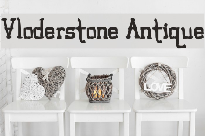 Vloderstone Antique Font examples