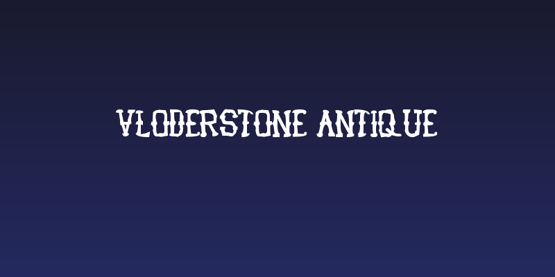 Vloderstone Antique Social Header