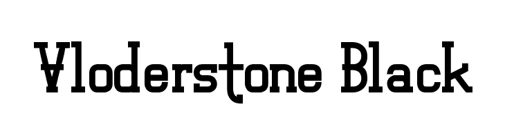 Vloderstone Black Fonte