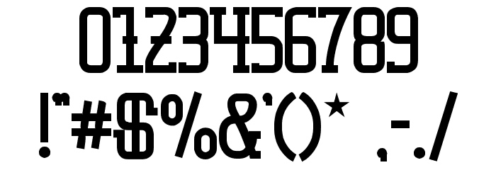 Vloderstone Black Font OTHER CHARS