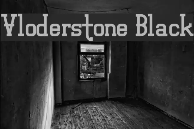 Vloderstone Black Font examples