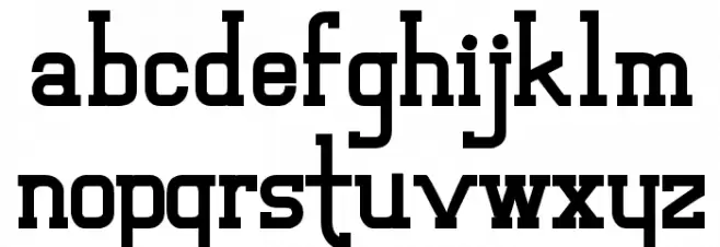 Vloderstone Black 字体 小写