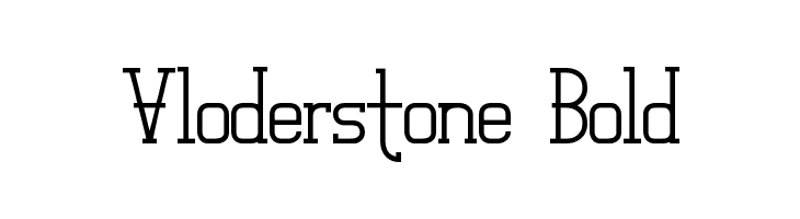 Vloderstone Bold  नि: शुल्क फ़ॉन्ट्स डाउनलोड