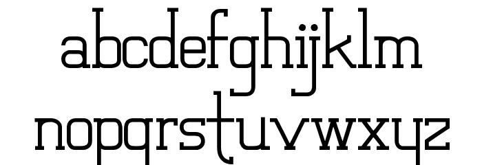 Vloderstone Bold Font LOWERCASE