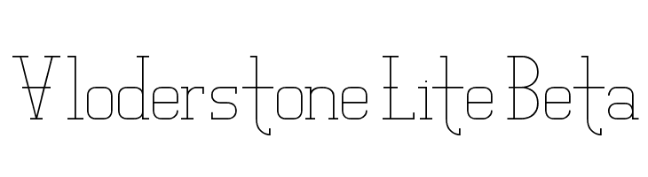 Vloderstone Lite Beta Font