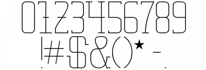 Vloderstone Lite Beta Font OTHER CHARS