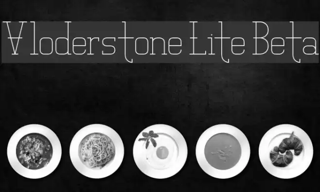 Vloderstone Lite Beta Font examples