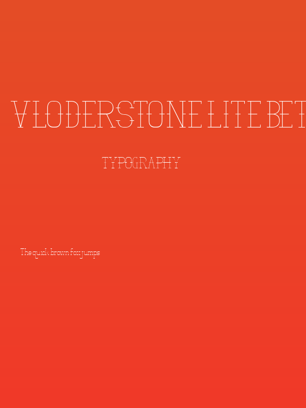 Vloderstone Lite Beta Poster