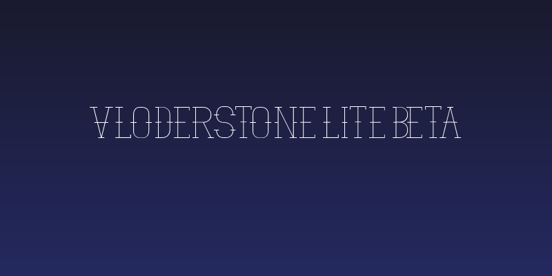 Vloderstone Lite Beta Social Header