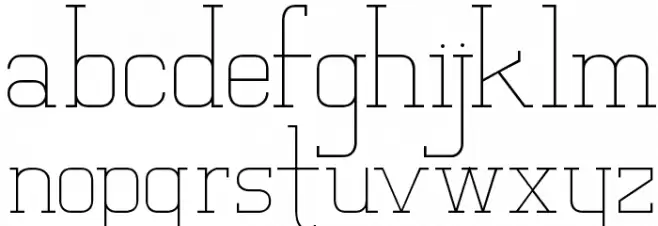 Vloderstone Lite Beta Font LOWERCASE