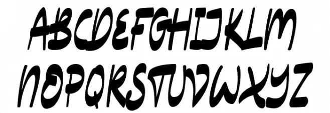 Vlogger Font LOWERCASE