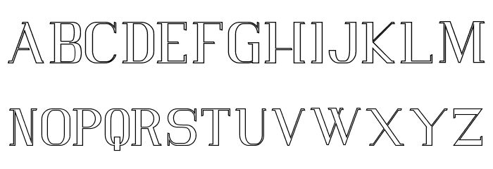 Vlorens Flower DEMO Outline Font OTHER CHARS