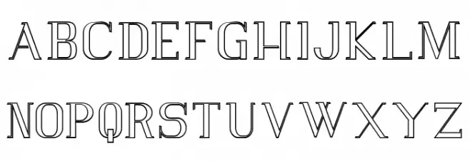 Vlorens Flower DEMO Outline フォント 小文字