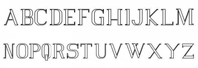 Vlorens Flower DEMO Outline 字体 小写