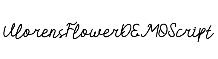 Vlorens Flower DEMO Script  Fuentes Gratis Descargar