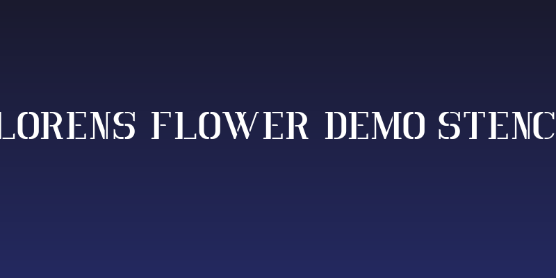 Vlorens Flower DEMO Stencil Social Header