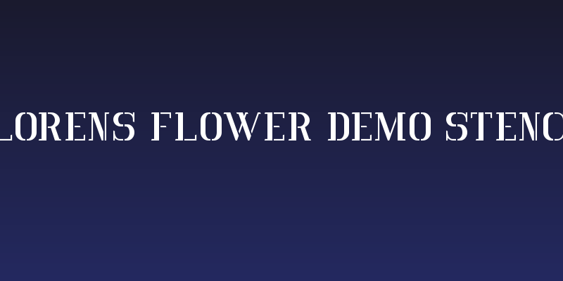 Vlorens Flower DEMO Stencil Social Header