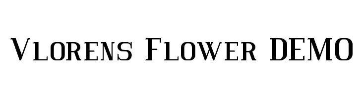 Vlorens Flower DEMO  font caratteri gratis