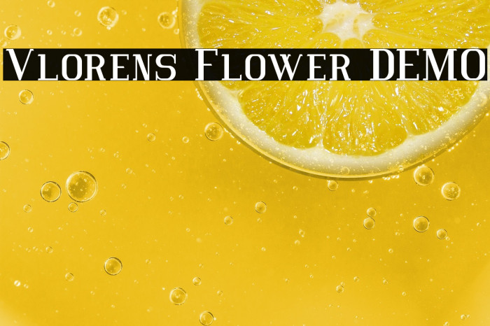 Vlorens Flower DEMO Example 1