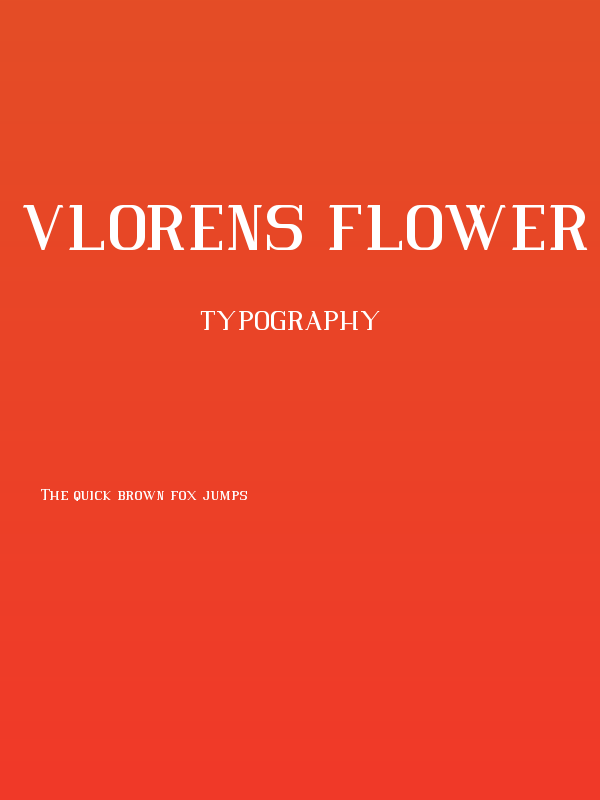Vlorens Flower DEMO Poster