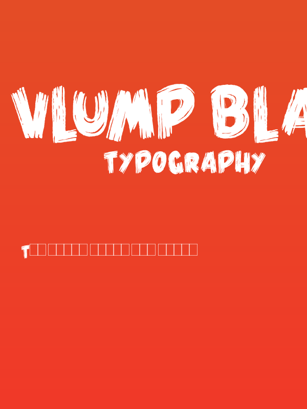Vlump Black Poster