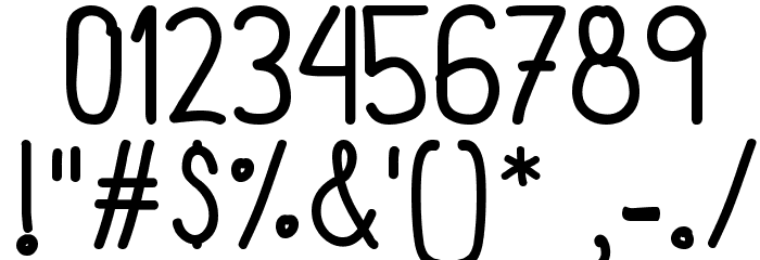 VMF_Oh_ForMe Font OTHER CHARS