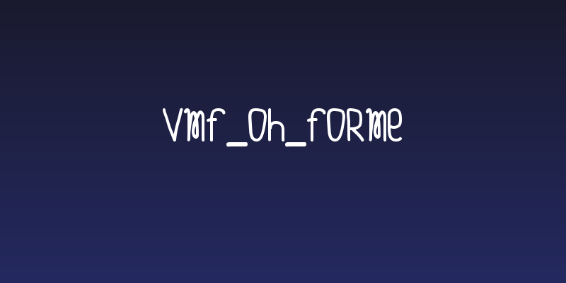 VMF_Oh_ForMe Social Header