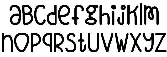VMF_Oh_ForMe Font LOWERCASE