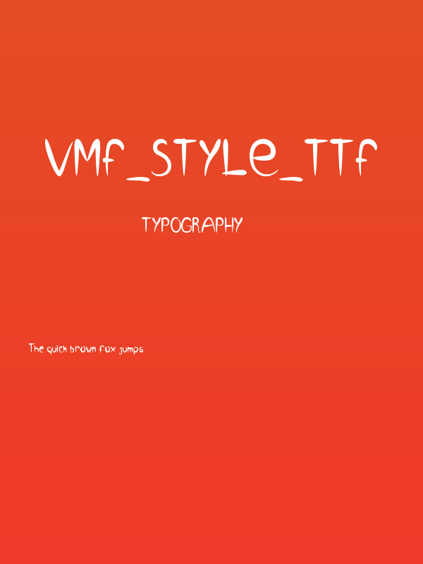 VMF_Style_ttf Poster