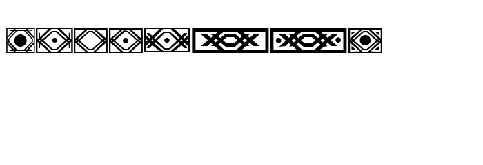 VN Borders Regular Font OTHER CHARS
