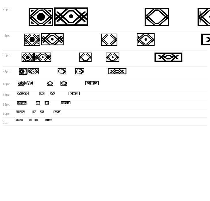 VN Borders Regular Waterfall