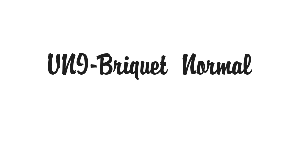 VNI-Briquet  Normal Logo