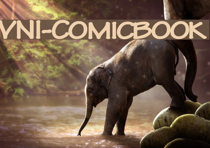 VNI-Comicbook Font examples