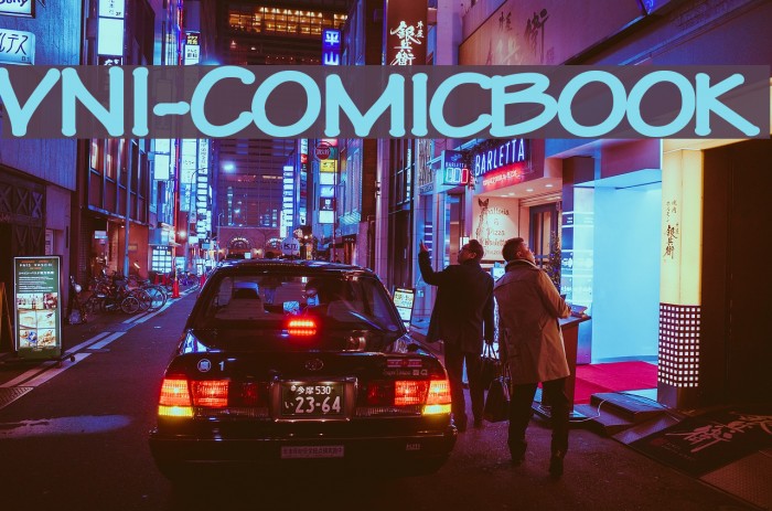 VNI-Comicbook Font examples