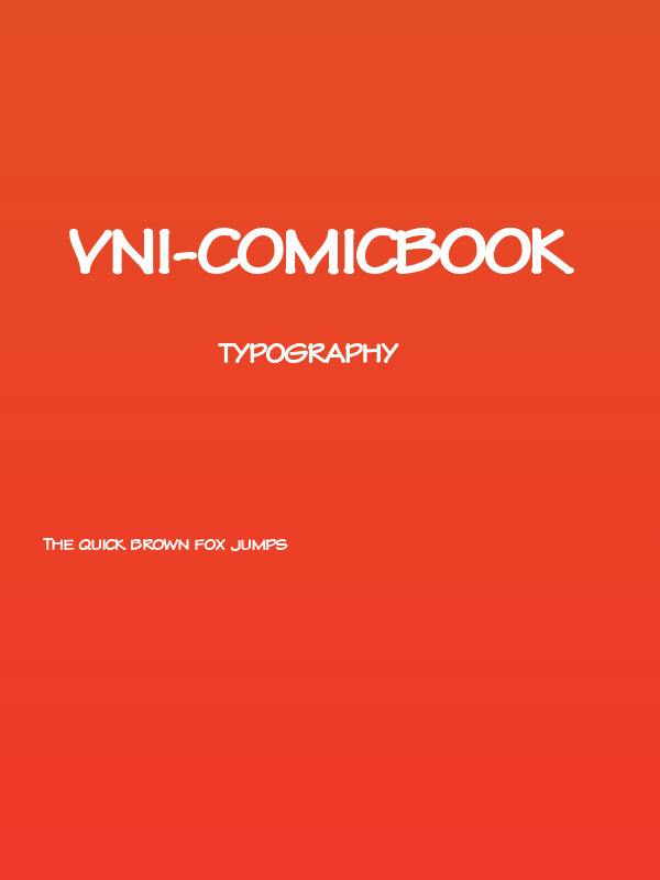 VNI-Comicbook Poster