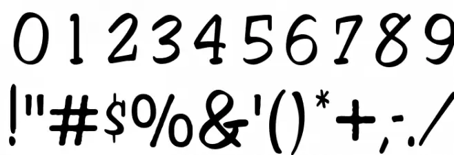 VNI-Disney Normal フォント その他の文字
