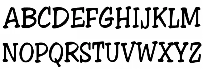 VNI-Disney Normal Schriftart Groß