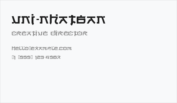 VNI-Nhatban Business Card