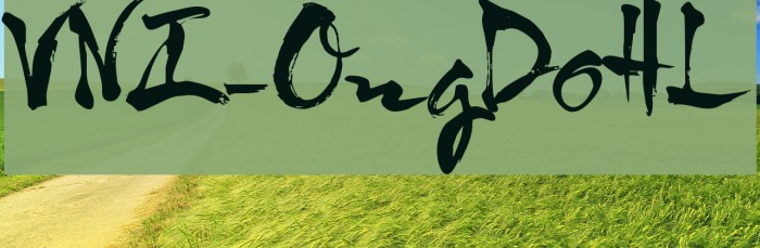 VNI-OngDoHL Font examples