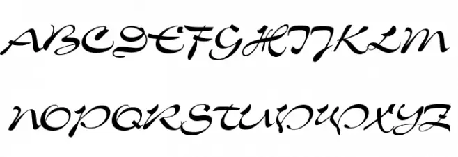 VNI-Slogan Schriftart Groß