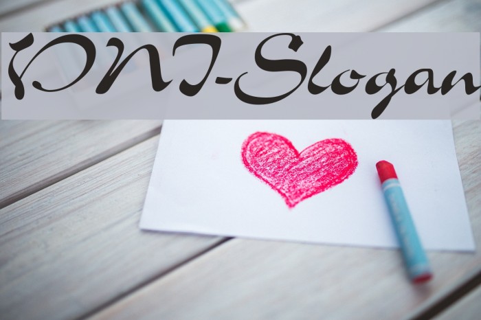 VNI-Slogan Font examples