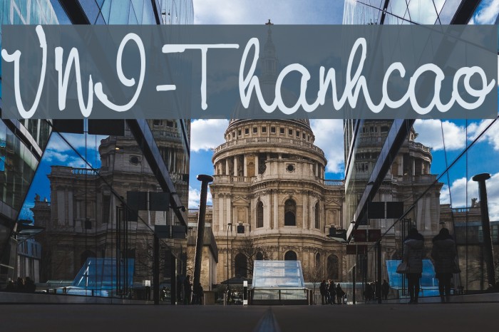 VNI-Thanhcao Font examples