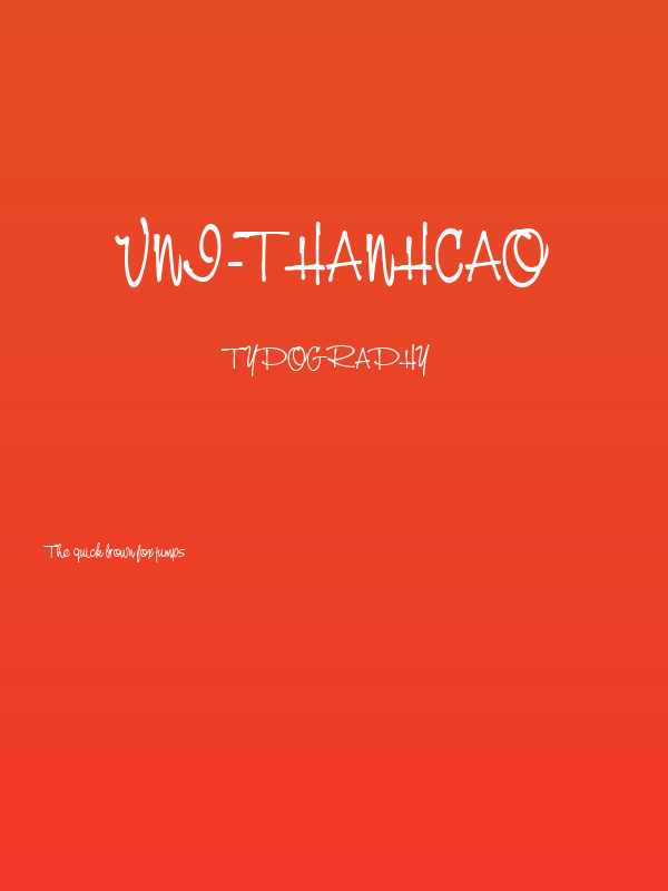 VNI-Thanhcao Poster