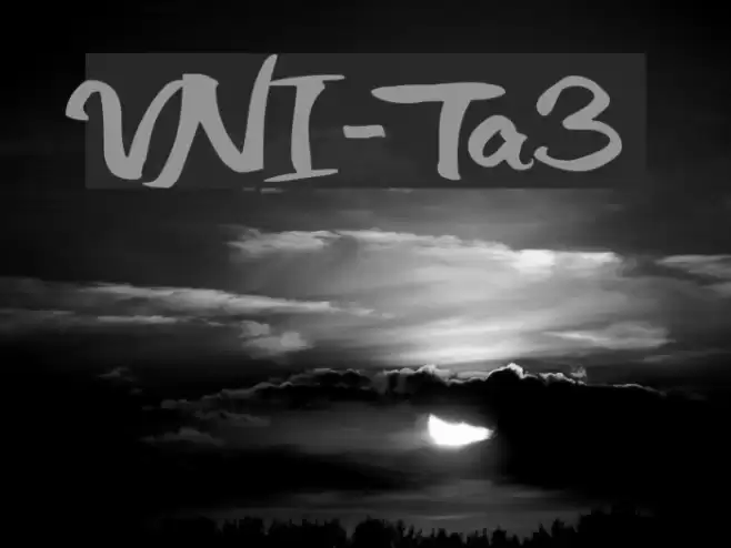 VNI-Thufap3 Font examples